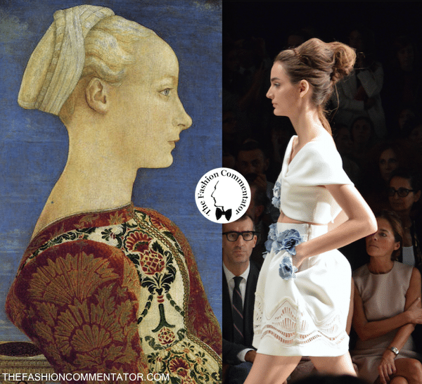 Ermanno Scervino - SS2015 - Renaissance portrait comparison