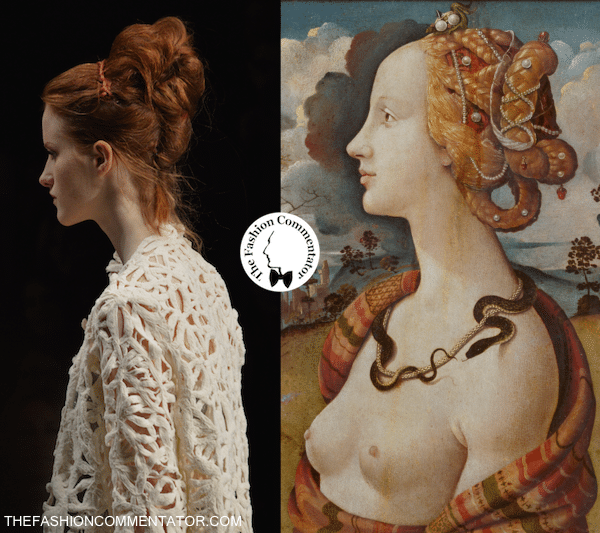 Ermanno Scervino - SS2015 - Renaissance portrait comparison