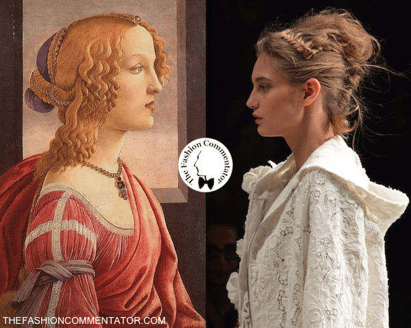 Ermanno Scervino - SS2015 - Renaissance portrait comparison