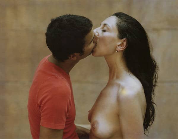 Inez van Lamsweerde and Vinoodh Matadin - Me Kissing Vinoodh Lovingly 1999