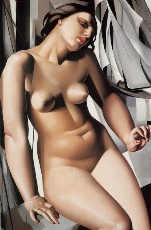 Tamara de Lempicka - Nue aux voiliers