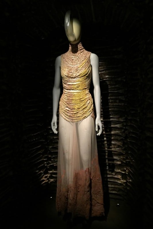 Savage Beauty London - room 4 - long dress - credits Vogue UK